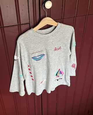 Billie MINI Top Grey Mélange by Sissel Mini