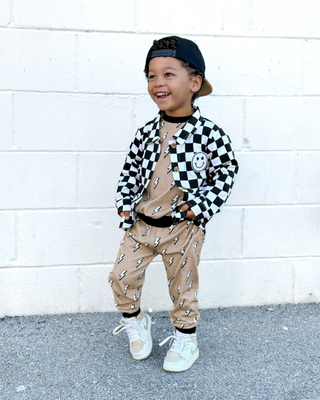 Smiley Checkered Shacket