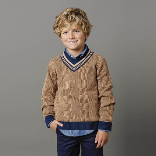 Organic Intarsia Cricket Sweater by Hope & Henry