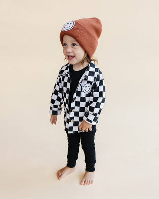 Smiley Checkered Shacket