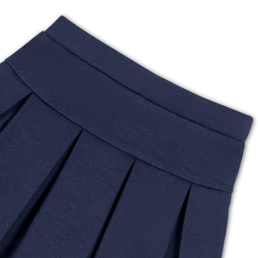 Ponte Pleated Skort by Hope & Henry, view 5