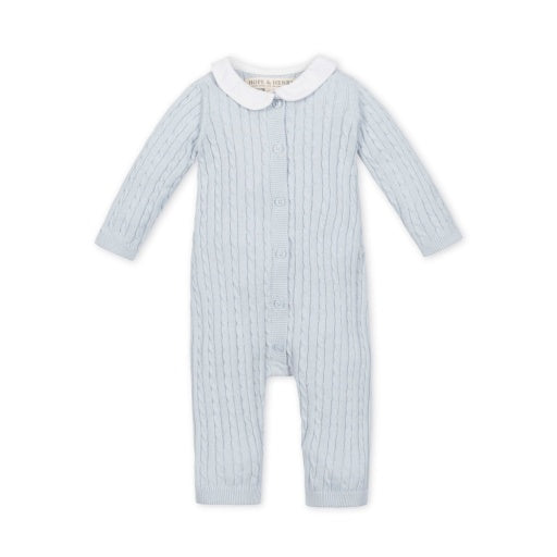 Peter Pan Collar Baby Romper by Hope & Henry