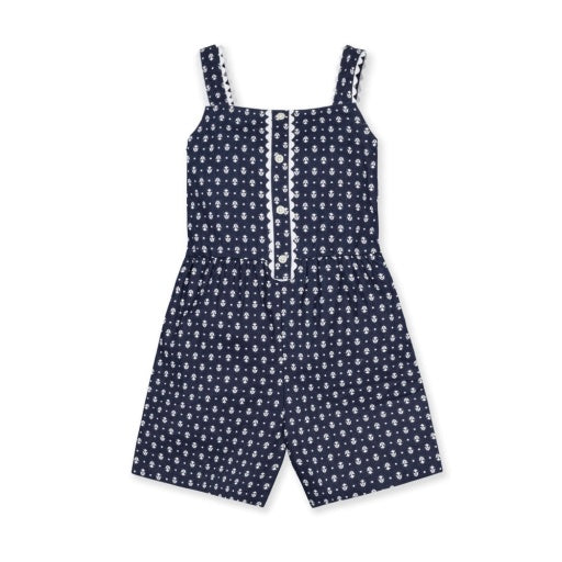 Scallop Trim Button Romper by Hope & Henry