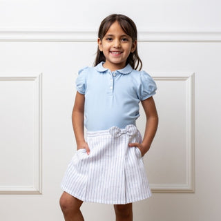 Organic Puff Sleeve Polo