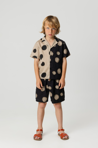 Anselmo Polka Black Shorts