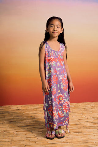 Beverly Floral Fringe Dress