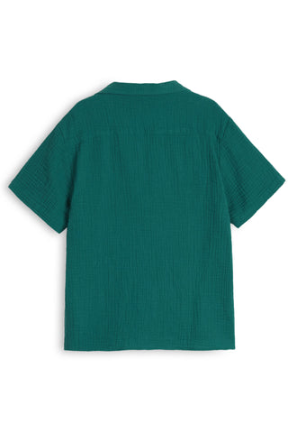 Bruno Emerald Button Up Short Sleeve Shirt