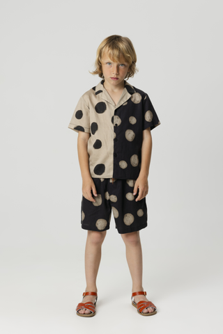 Bruno Polka Mocha Blouse