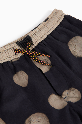 Anselmo Polka Black Shorts