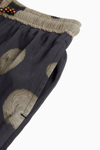 Anselmo Polka Black Shorts