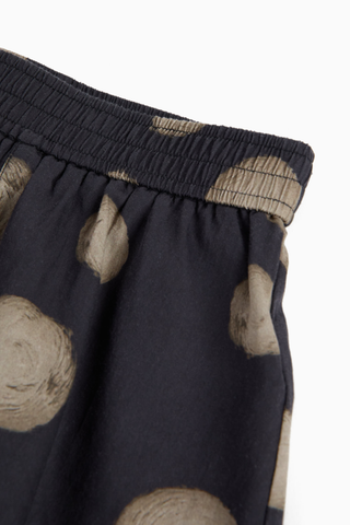 Augusto Polka Black Shorts