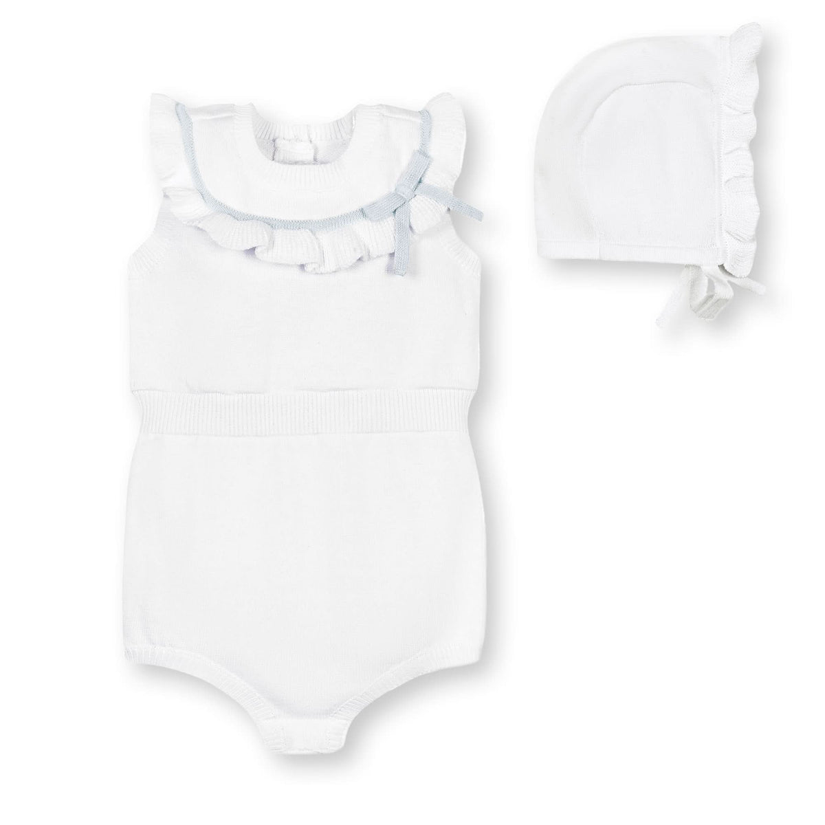 Organic Ruffle Sweater Romper by Hope & Henry, view 2