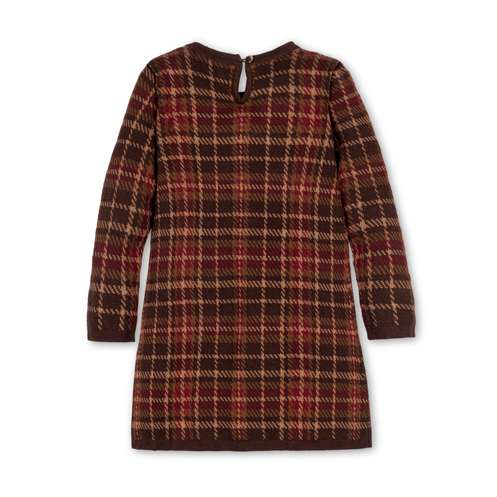 Organic Bow Sweater Dress by Hope & Henry, view 2