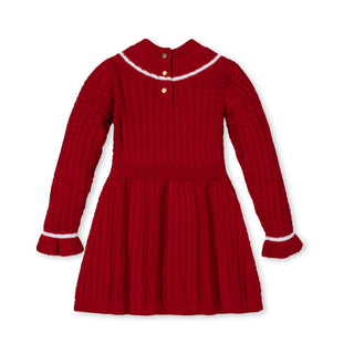 ARCHIVE — Organic Mock Neck Cable Sweater Dress