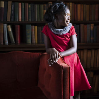 Fit And Flare Ponte Dress with Faux Fur