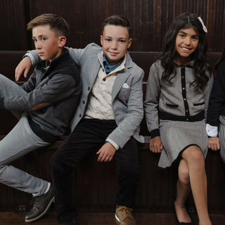 Faux Fur Cardigan and Skirt Organic Sweater